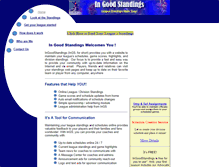 Tablet Screenshot of ingoodstandings.com